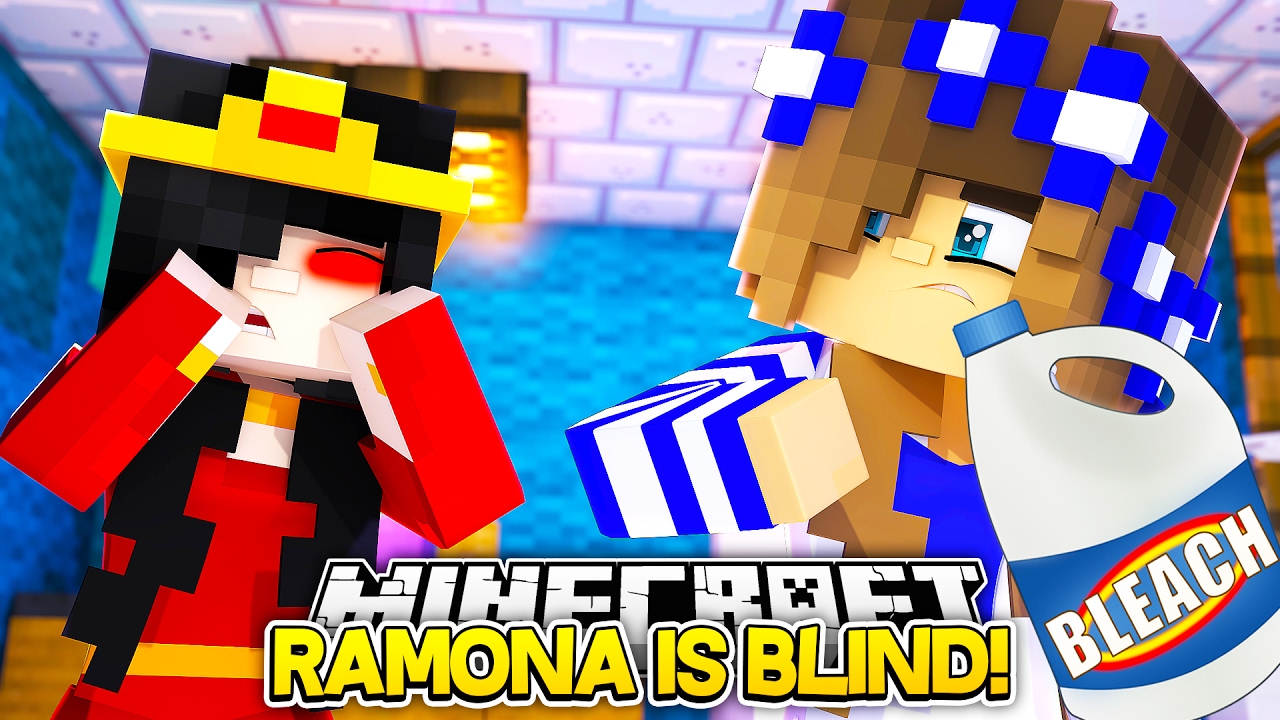 RAMONA GOES BLIND | w/Little Carly (Minecraft Roleplay)