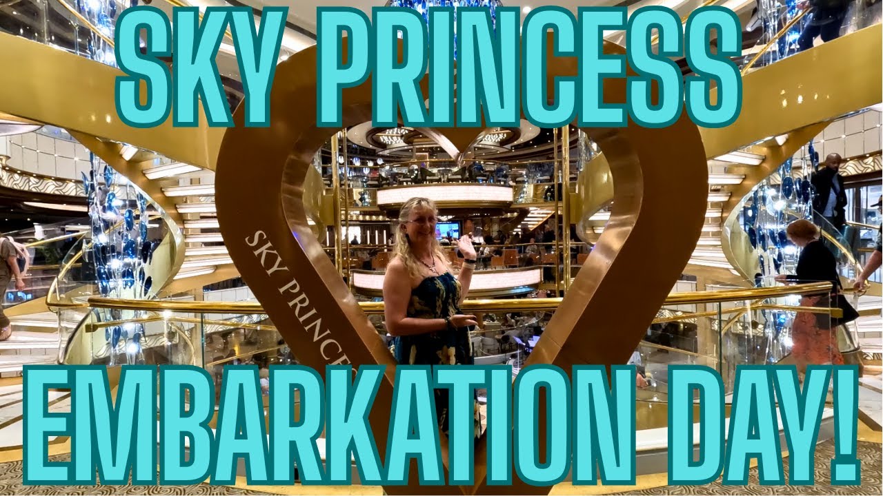 Sky Princess Embarkation Day! First Impressions from Port Canaveral