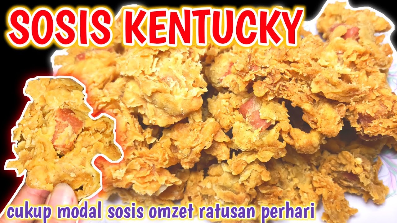 DIJAMIN GAK PERNAH SEPI PEMBELI❗ Sosis Kentucky Satu Kali Celup Langsung Keriting Ide Jualan 1000an
