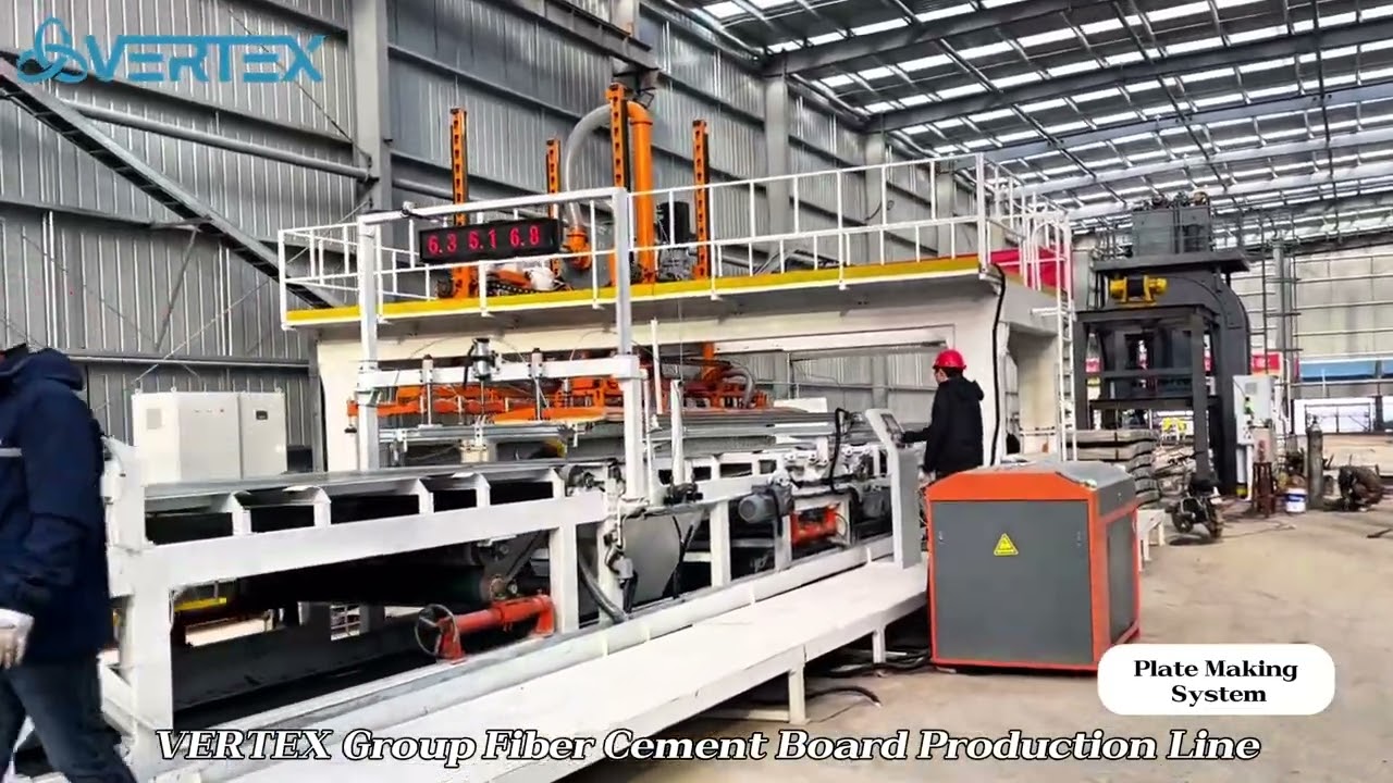VERTEX Group Fiber Cement Board Production Line#Exterior wall panels#cement board#furnish#production