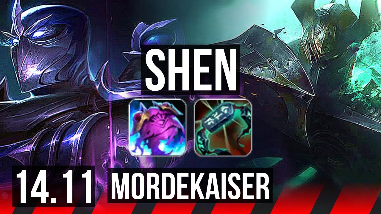 SHEN vs MORDEKAISER (TOP) | Rank 3 Shen, 6/2/19 | KR Challenger | 14.11