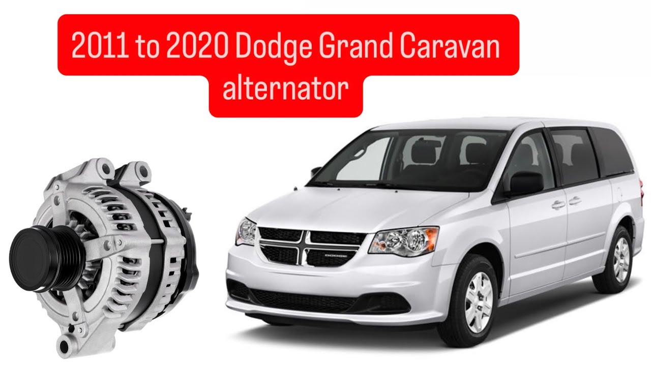 How to replace alternator on 2008-2020 Dodge Grand Caravan