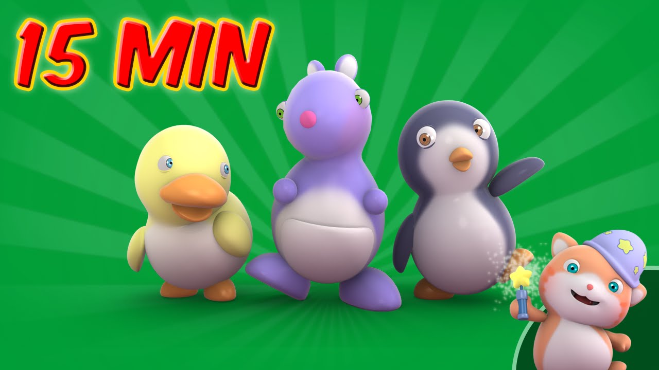 Looi The Cat - A duck, a kangaroo and a penguin