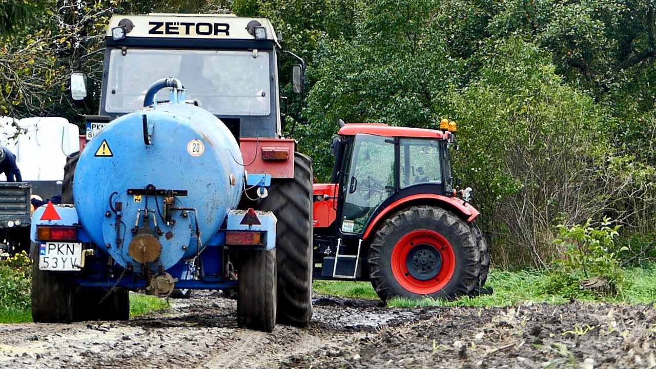 ||Opr&oacute;żnianie zbiornik&oacute;w z gnojowicą 2k20||Zetor 7745& Pomot 2500 ||Pompa ||Case96||