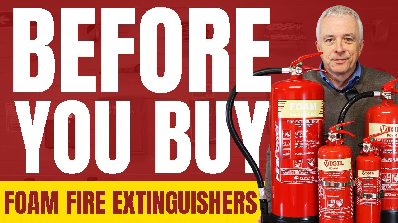 Foam Fire Extinguishers EXPLAINED By Expert