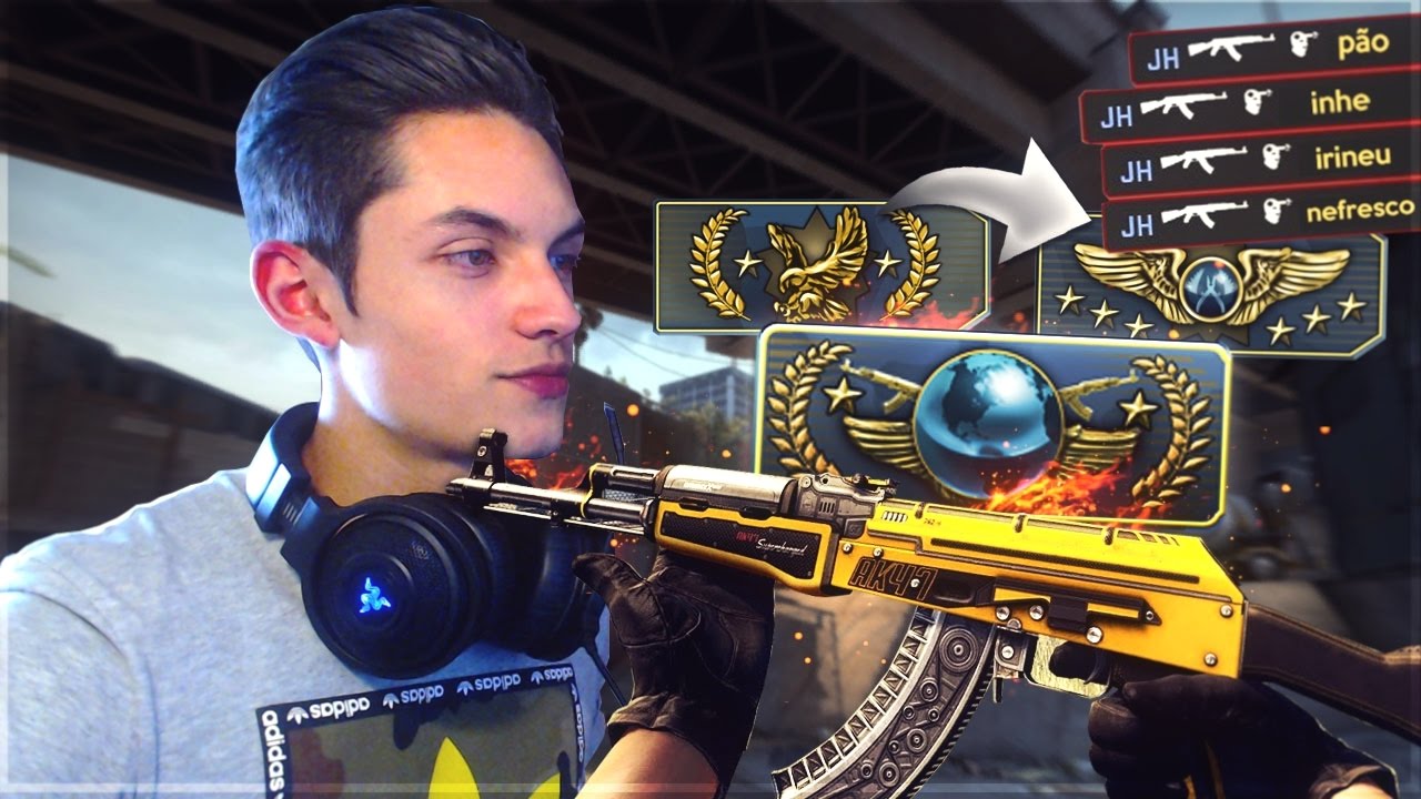 SÓ BALA TENSA e UPEI SUPREMO ?! - JEANHARD EM BUSCA DO GLOBAL #34 | CS:GO |