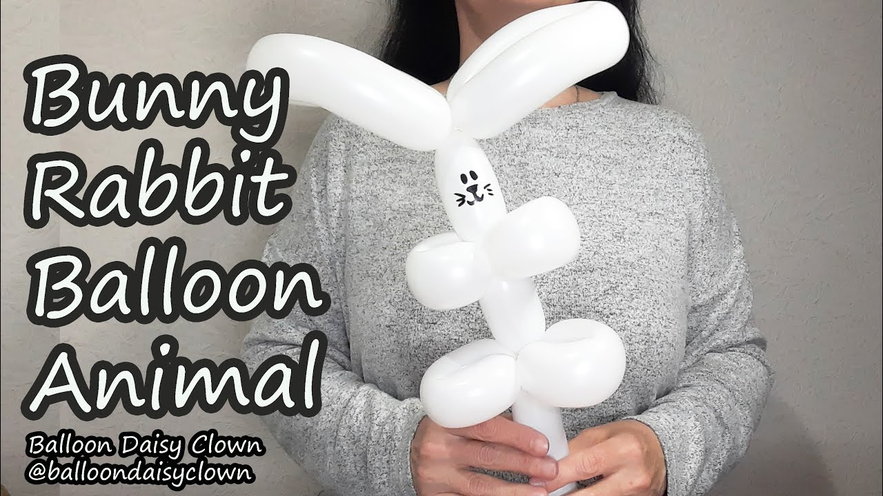 Bunny Rabbit Balloon Animal - Balloon Animals for Beginners