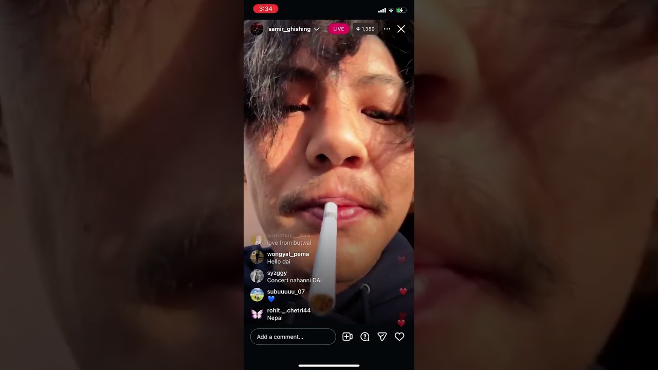 Vten insta live