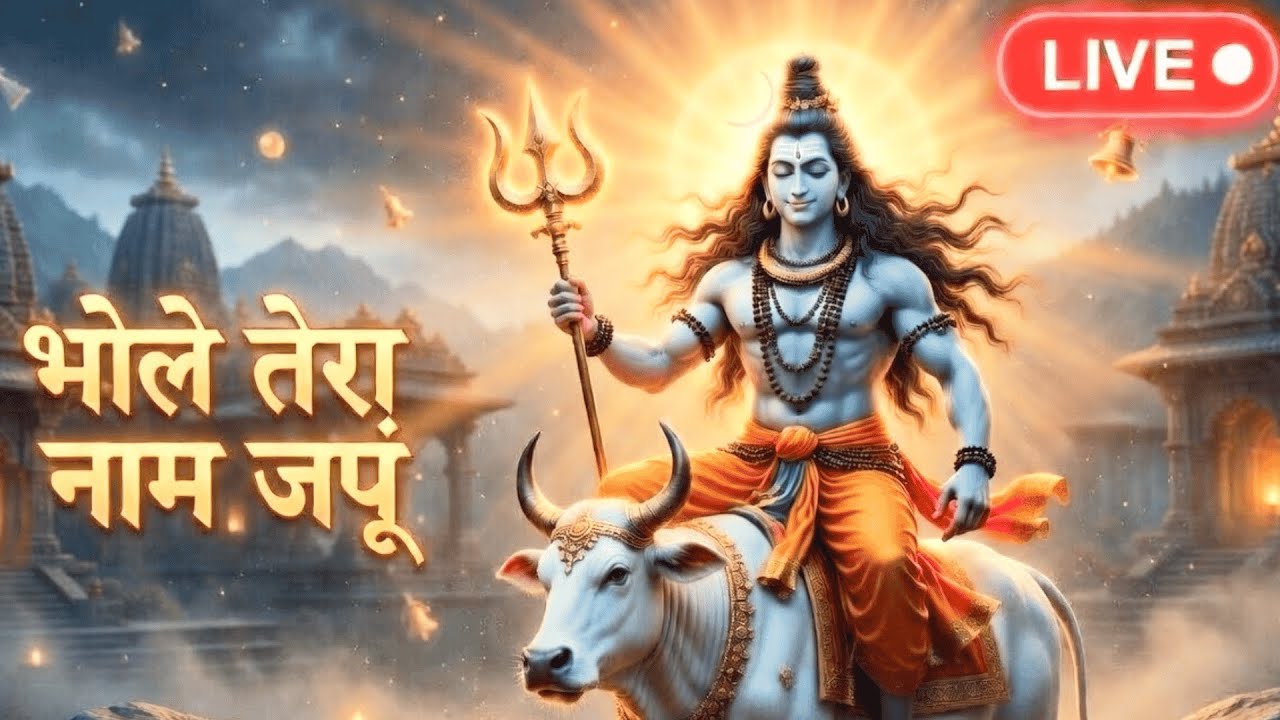 LIVE 🔴 Bhole Tera Naam Japu | Powerful Mahadev Bhajan | Shiv Bhakti | Har Har Mahadev