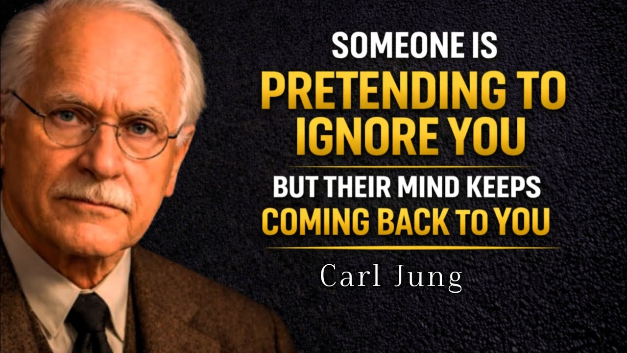Someone Is Pretending To Ignore You… But Their Mind Keeps Coming Back To You Carl Jung psychology 