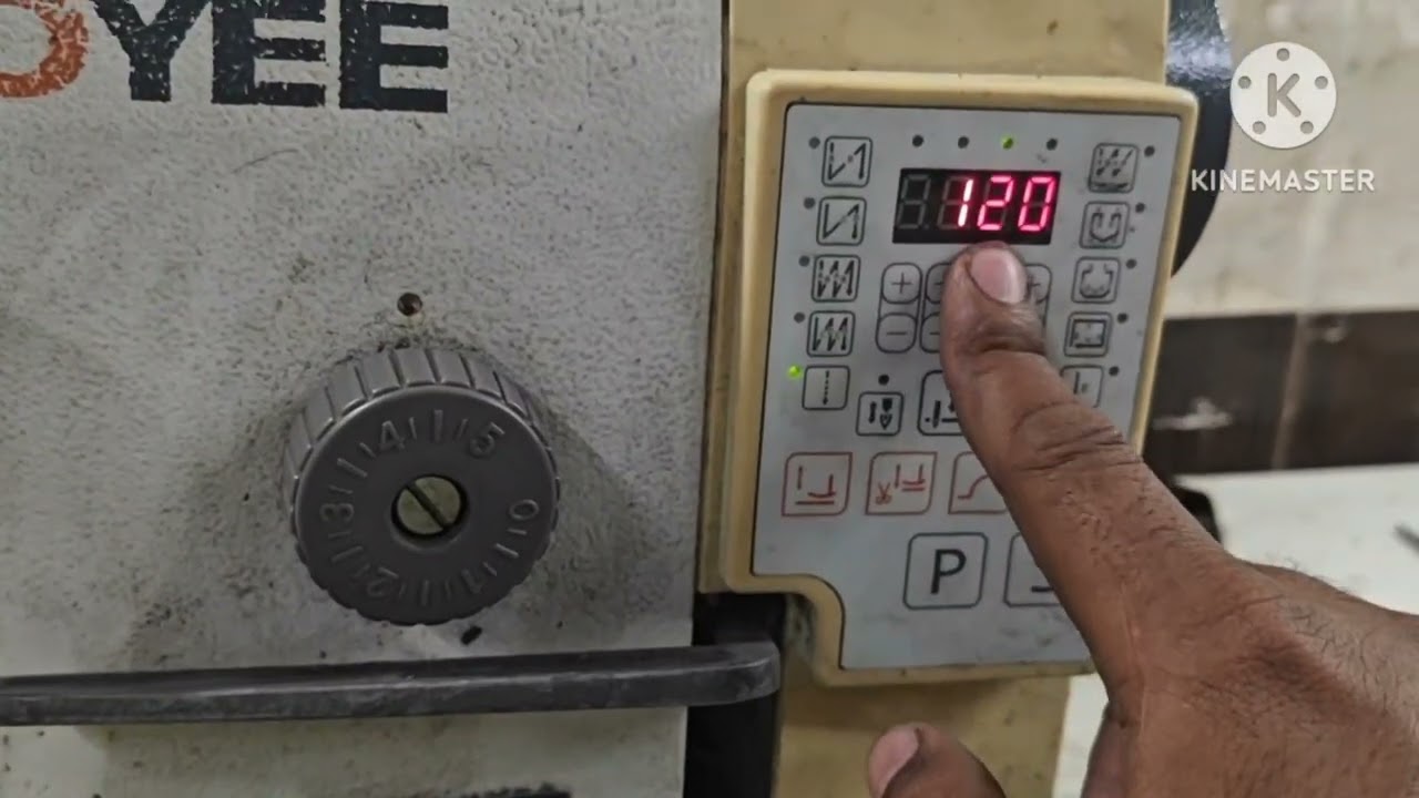 UBT SINGLE NEEDLE SEWING MACHINE ME CUTTER KA SPEED KAISE BADHAYE