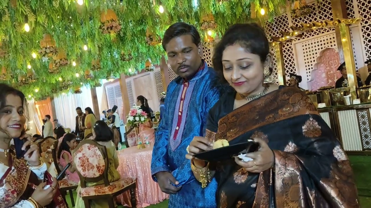 WEDDING SEASON | VEG Biebari | Decor- Food- Fun | Kolkata.....