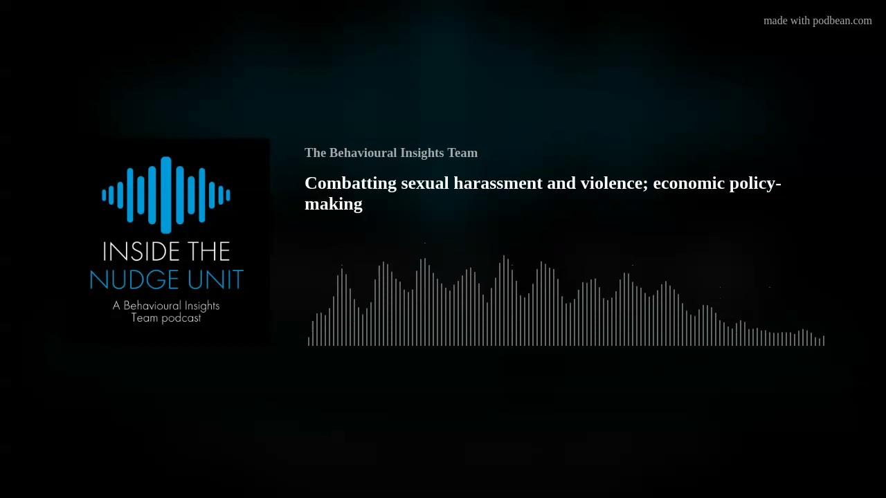 Combatting sexual harassment and violence; economic policy-making
