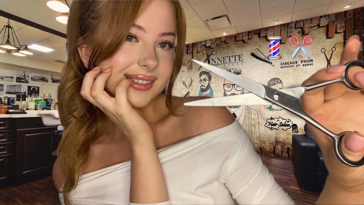 ASMR | Кокетливый парикмахер 💈✂️ч.4 (ролевая игра, расчёсывание волос, стрижка, тихие слова/шепот)