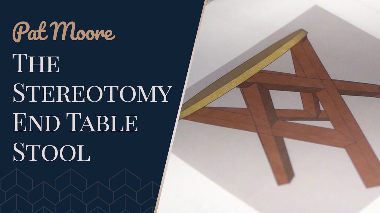 Pat Moore: The Stereotomy End Table Stool