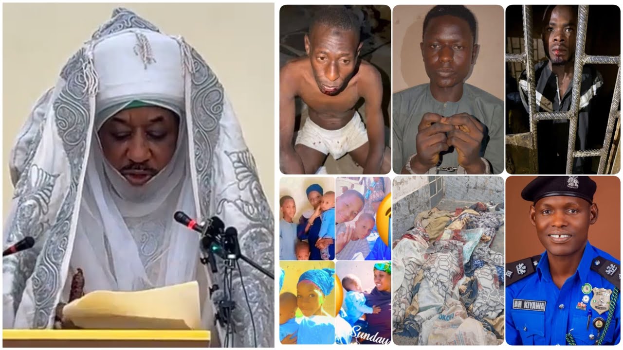 Bayan K!san Fatima Da Yayan Ta 6: Yanzu_Yanzu Saurari Sakon Sarkin Kano Sunusi II Cikin Khuduba.