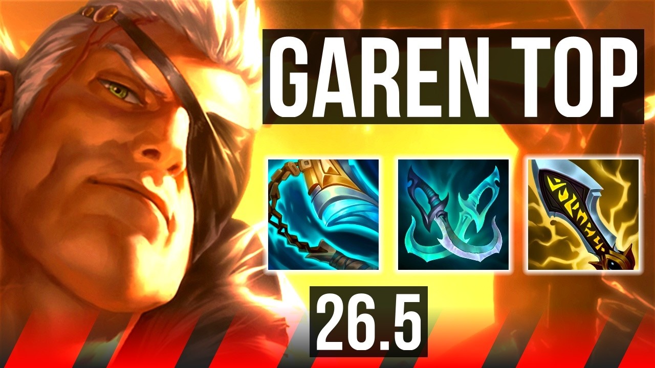 GAREN vs K'SANTE (TOP) | Perfect KDA: 12/0/4, 41K damage | EUW Diamond | 26.5