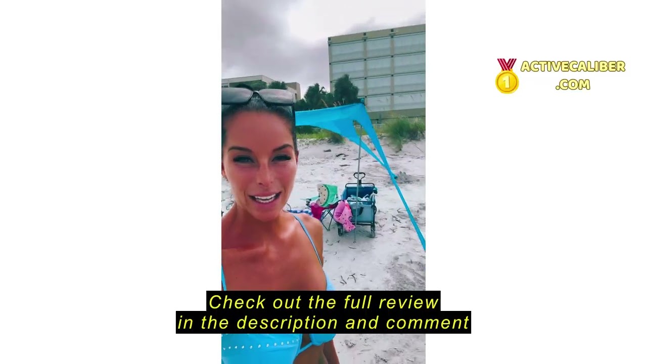 Review thereugokinexio Beach Tent Sun Shelter with UPF 50+ UV Protection, Beach Canopy Sun Shade 11x