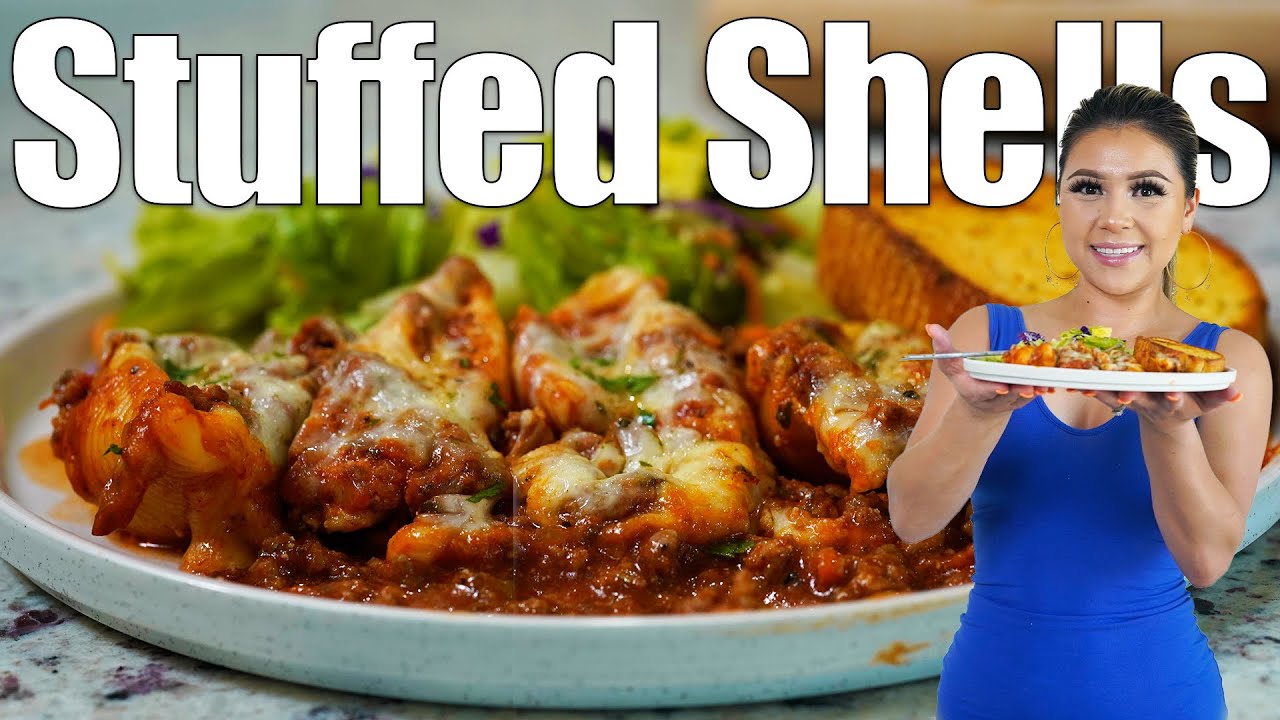 This Is How I Make My CHEESY LASAGNA STUFFED SHELLS, You Won’t Believe How Easy It Is!!!