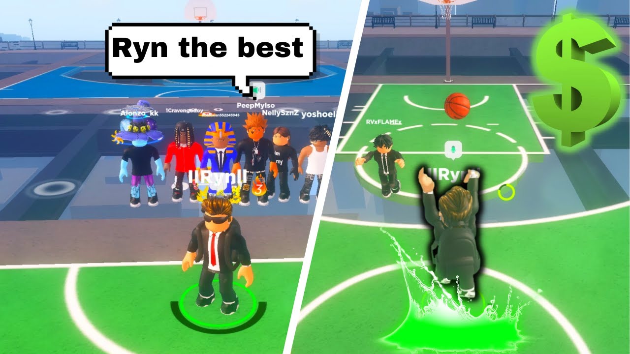 I DOMINATED the park with the best build in hoop central 6 (HUGE CROWD)