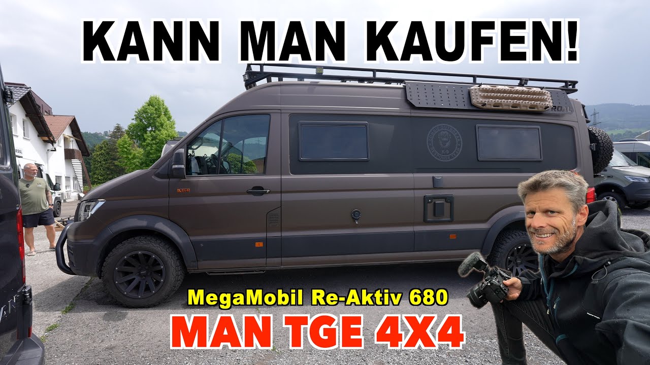 #1223 Wolle! ZU VERKAUFEN! MAN TGE 4x4, MegaMobil Re-Aktiv 680 ALL IN