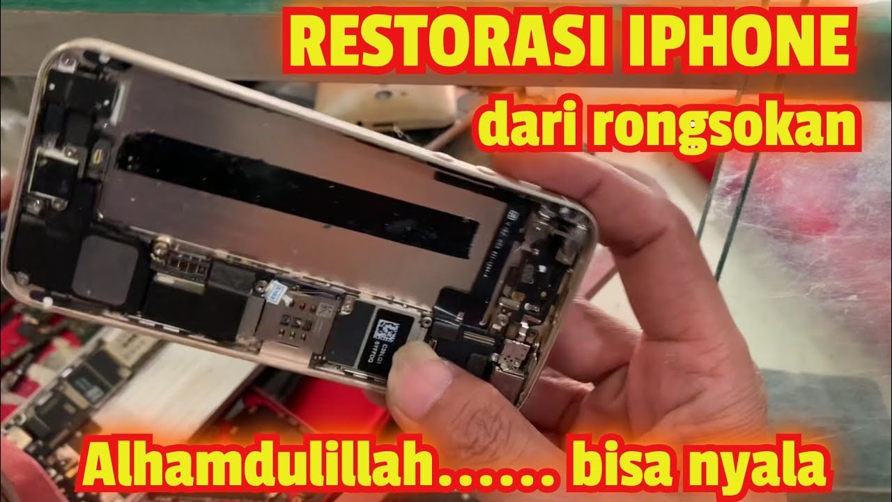 Restorasi hp iphone dari rongsokan