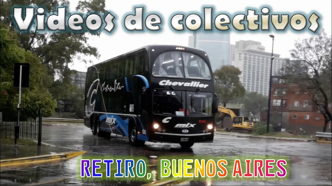 Videos de colectivos en Retiro - Media y larga distancia - parte 3 - Edición Nacho Bus