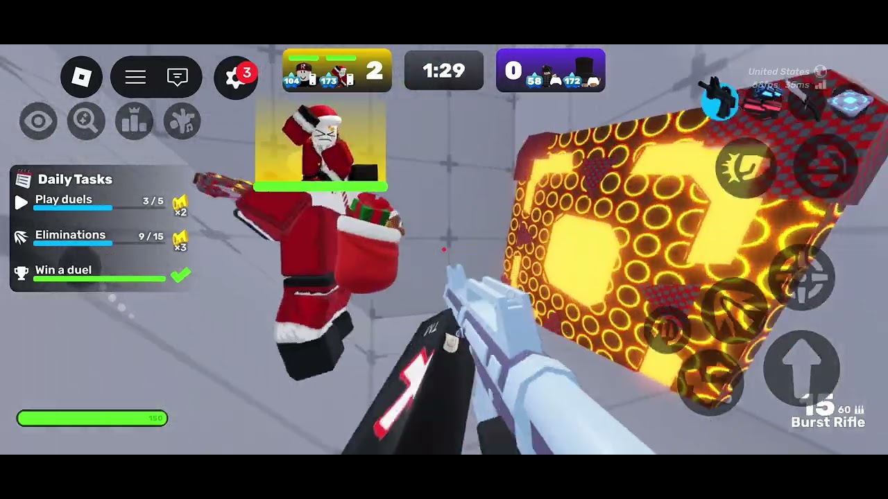 5-1 2v2 bro got both with gunblade…