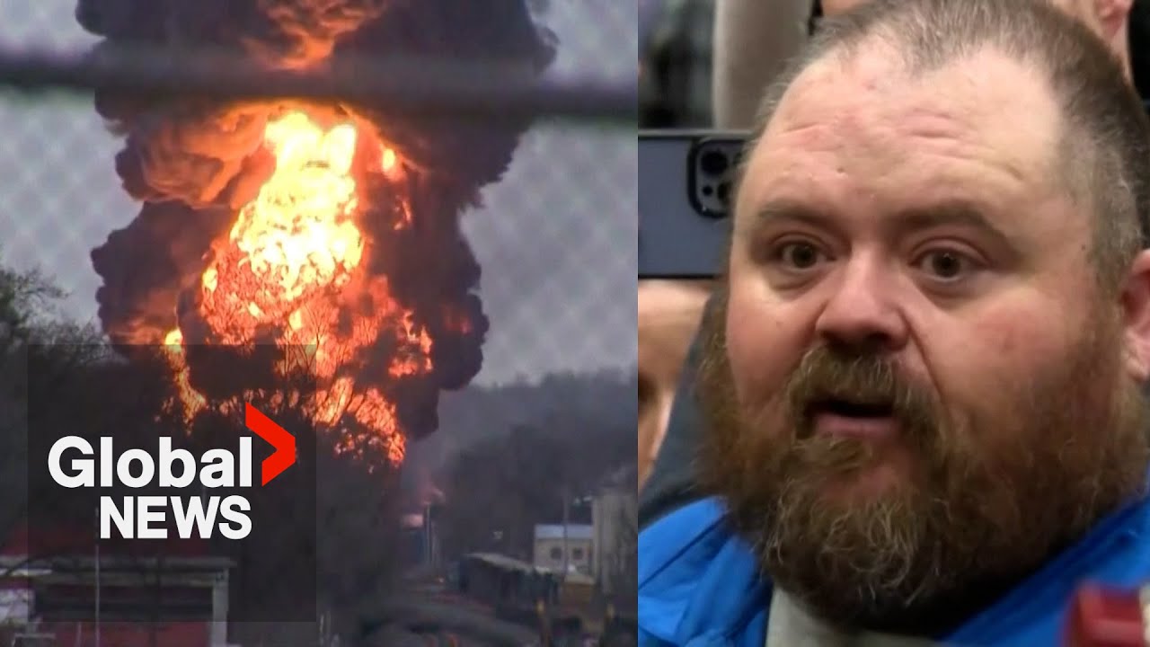 Ohio train derailment: Furious residents demand answers on toxic spill at heated town hall meeting