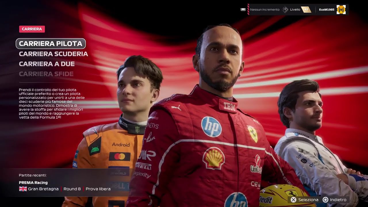 #F125 🏎️ 🏁 ⏱️ 🏆 #CarrieraPilota #F2 #BritishGP 🇬🇧 (((#EusM1985 🦭 #PS5live)))