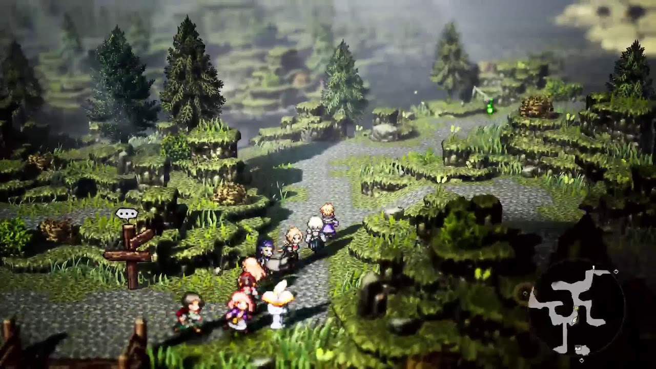 Octopath Traveller 0 PLAYSTATION 5 Gameplay.