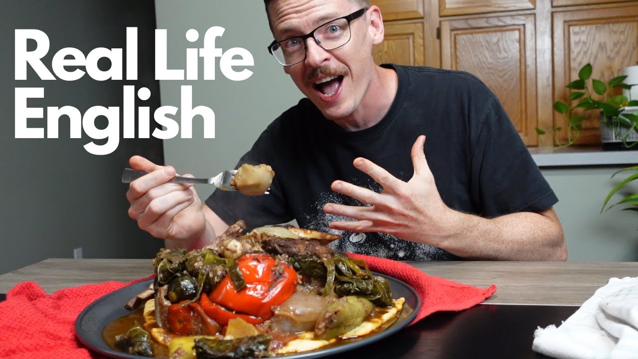 Learn Real Life English While Cooking Iraqi Dolma 🇮🇶 | Comprehensible Input