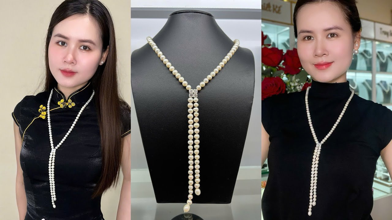 Mẫu Vòng Cổ Ngọc Trai Đi Tiệc Sang Trọng | Ngọc Trai Minh Hà