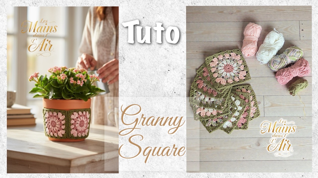 TUTO CROCHET: Le Granny fleur
