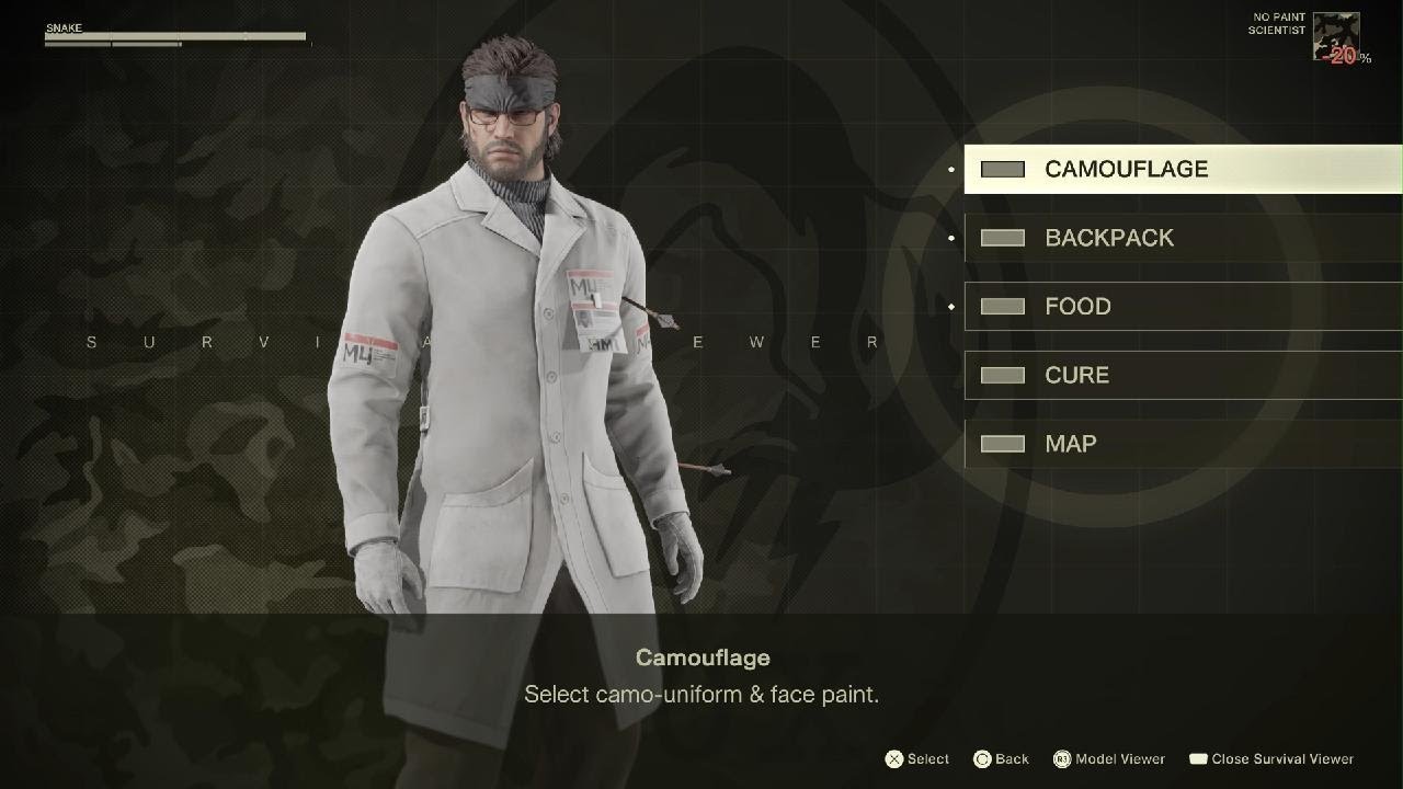 METAL GEAR SOLID stealing Raikov uniform
