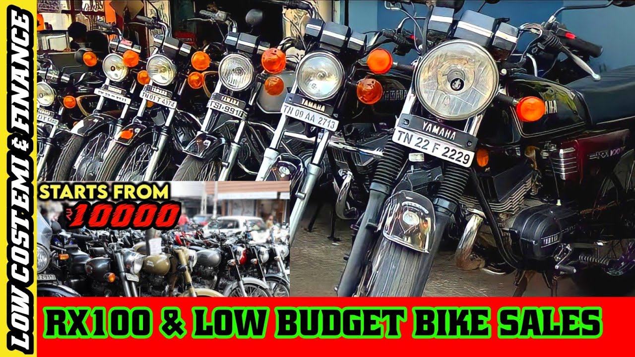 YAMAHA RX 100 & 135 குறைந்த விலையில் 🔥KARUR BIKES ||  second hands used bike market