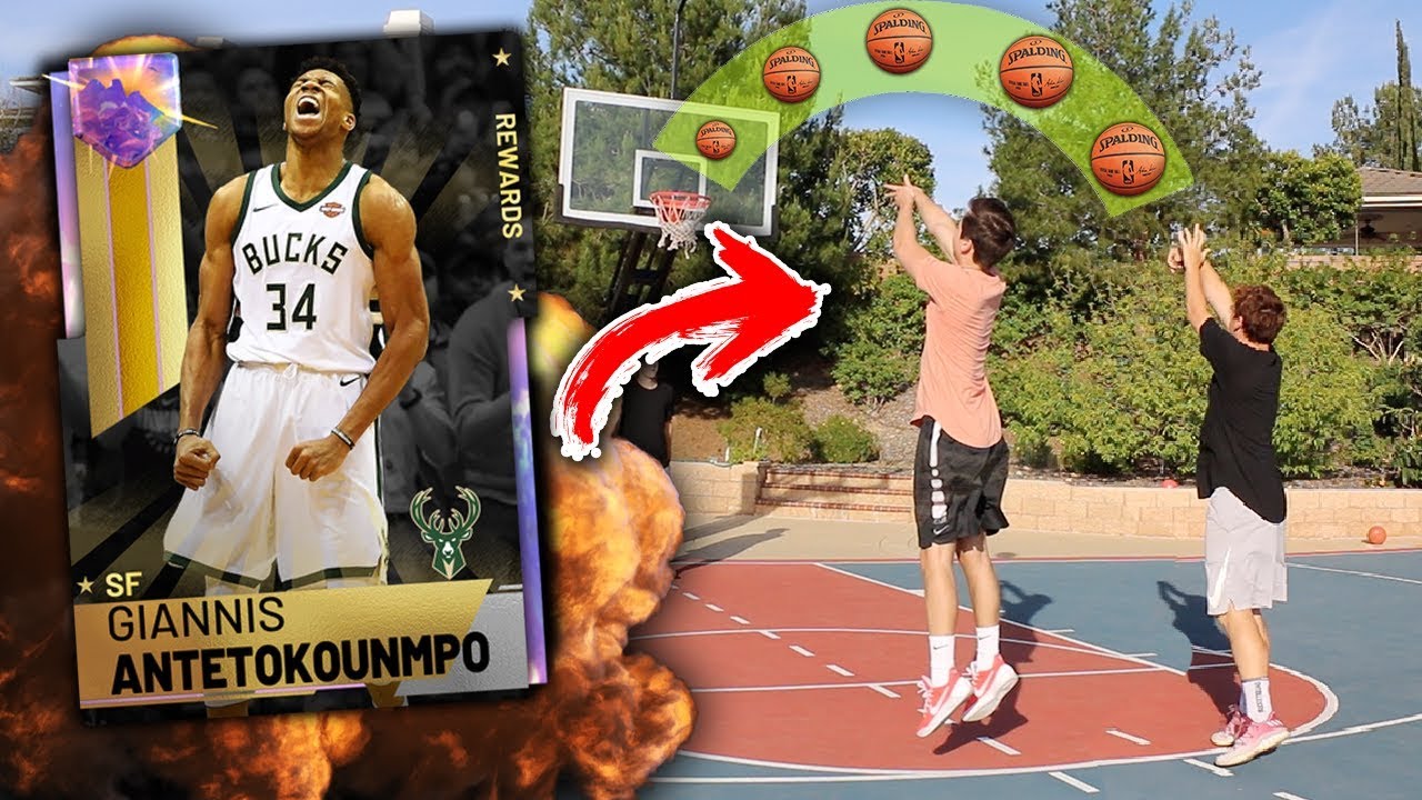 2HYPE SHOOTING CHALLENGE DRAFTS MY TEAM! WE GOT GALAXY OPAL GIANNIS! NBA 2K19