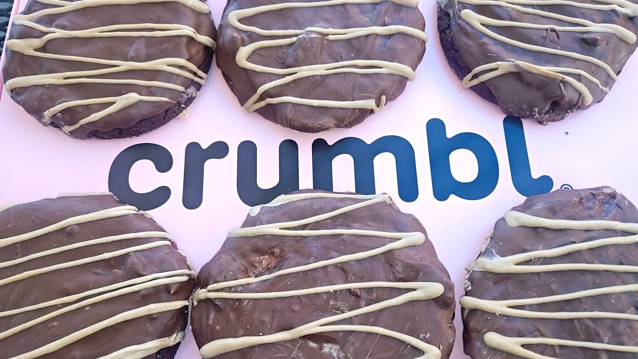Crumbl! Twentyfirst Time Having Crumbl Cookies Except just all 6 Dubai Chocolate Cookies!