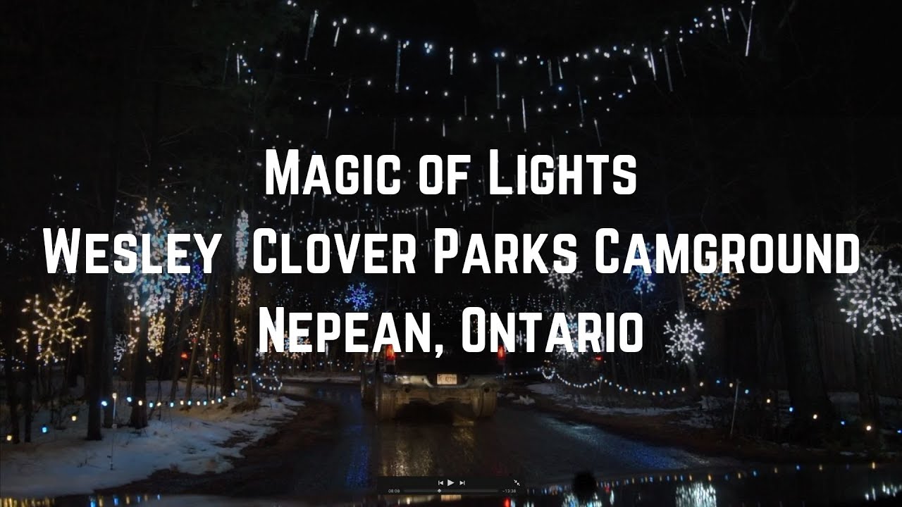 Magic of Lights - Wesley Clover Parks - Nepean Ottawa  Ontario - November 2020 - Christmas