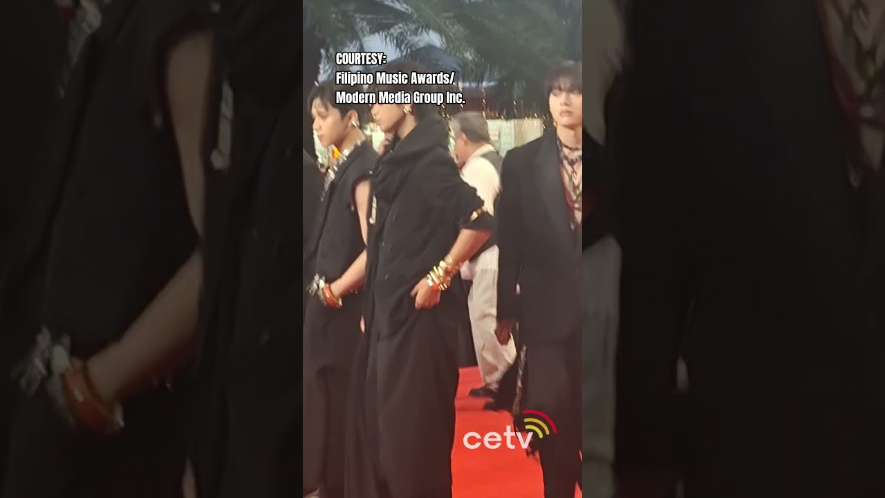 HORI7ON arrives at the Filipino Music Awards ✨ 