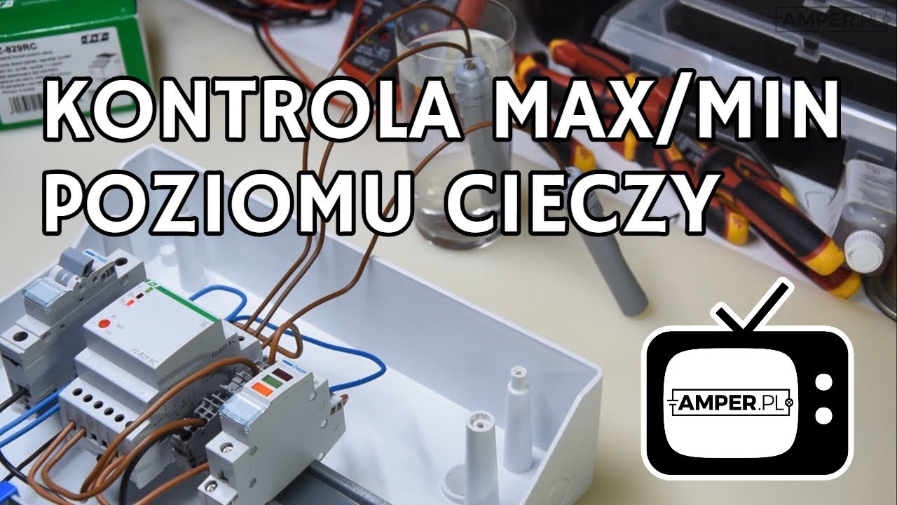 Przekaźnik F&F PZ-829RC do kontroli poziomu cieczy
