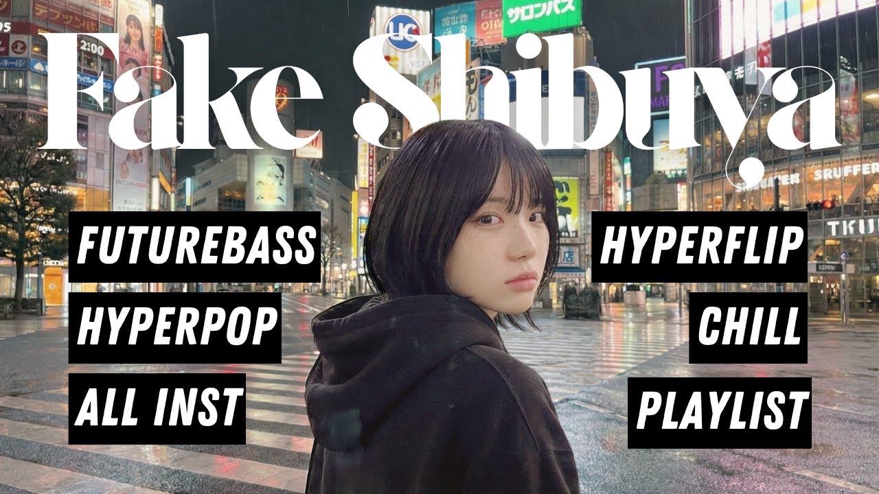 【Playlist】Lost in Shibuya Mix | Future Bass | Hyperpop | Hyperflip | Electro | Chill【Fake Shibuya】