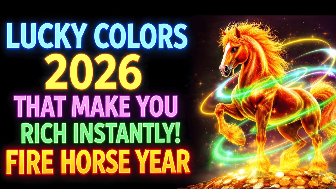 5 Lucky Colors 2026 | Wear These to Attract Money in Fire Horse Year! 💰 | Grand Master Lin Feng Shui