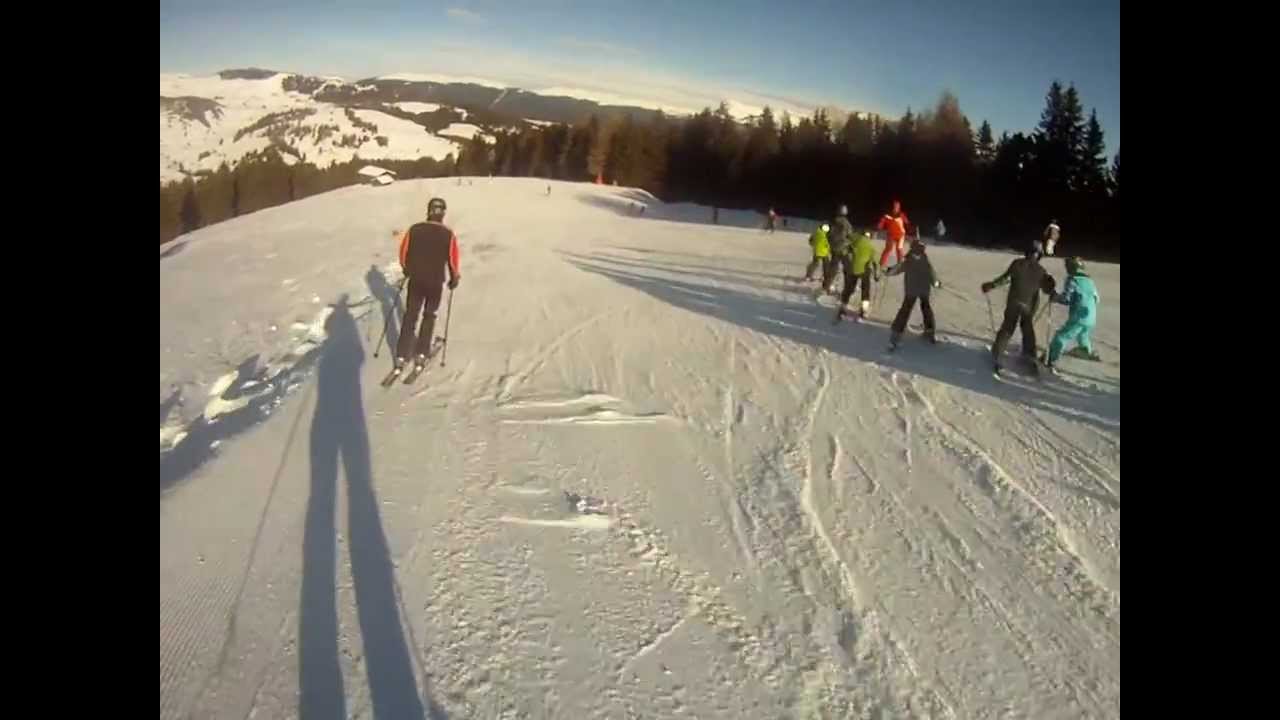 Seiser Alm 10 Abfahrt zu Floralpina