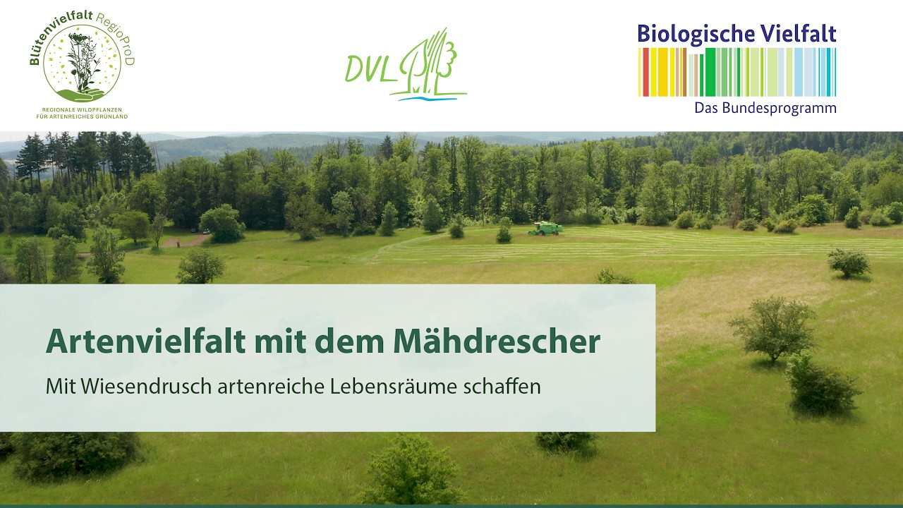 Artenvielfalt mit dem Mähdrescher