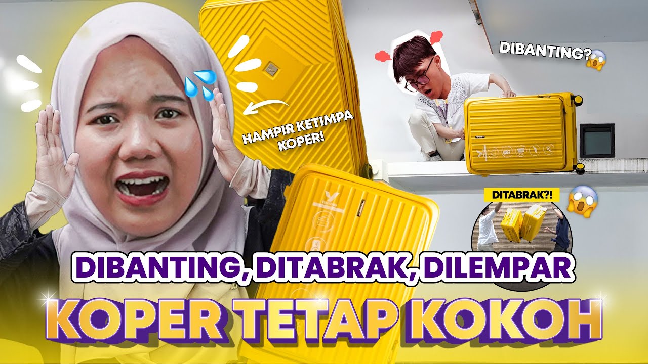 KOPER TERKUAT YANG PERNAH ADA‼️ | UJI KEKUATAN KOPER UMROH VENTOUR 🧳💪🏼