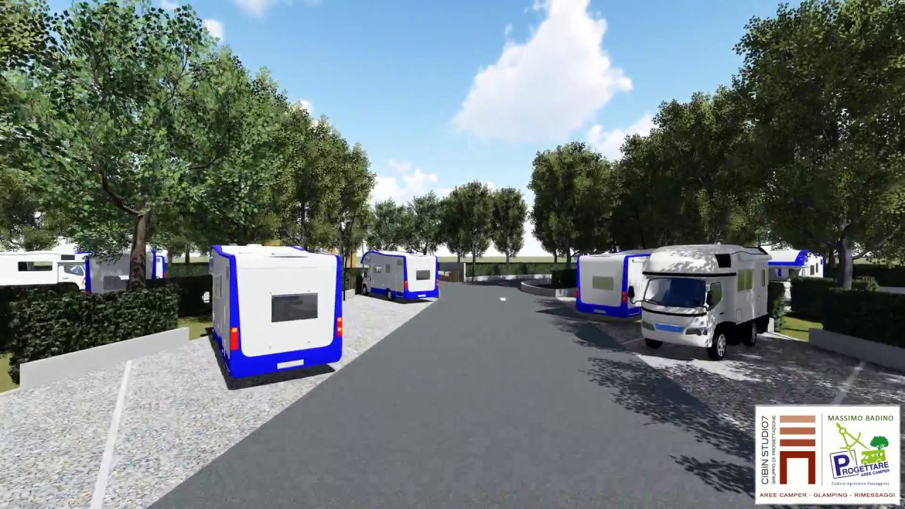 Realtà 3D Aree Sosta Camper