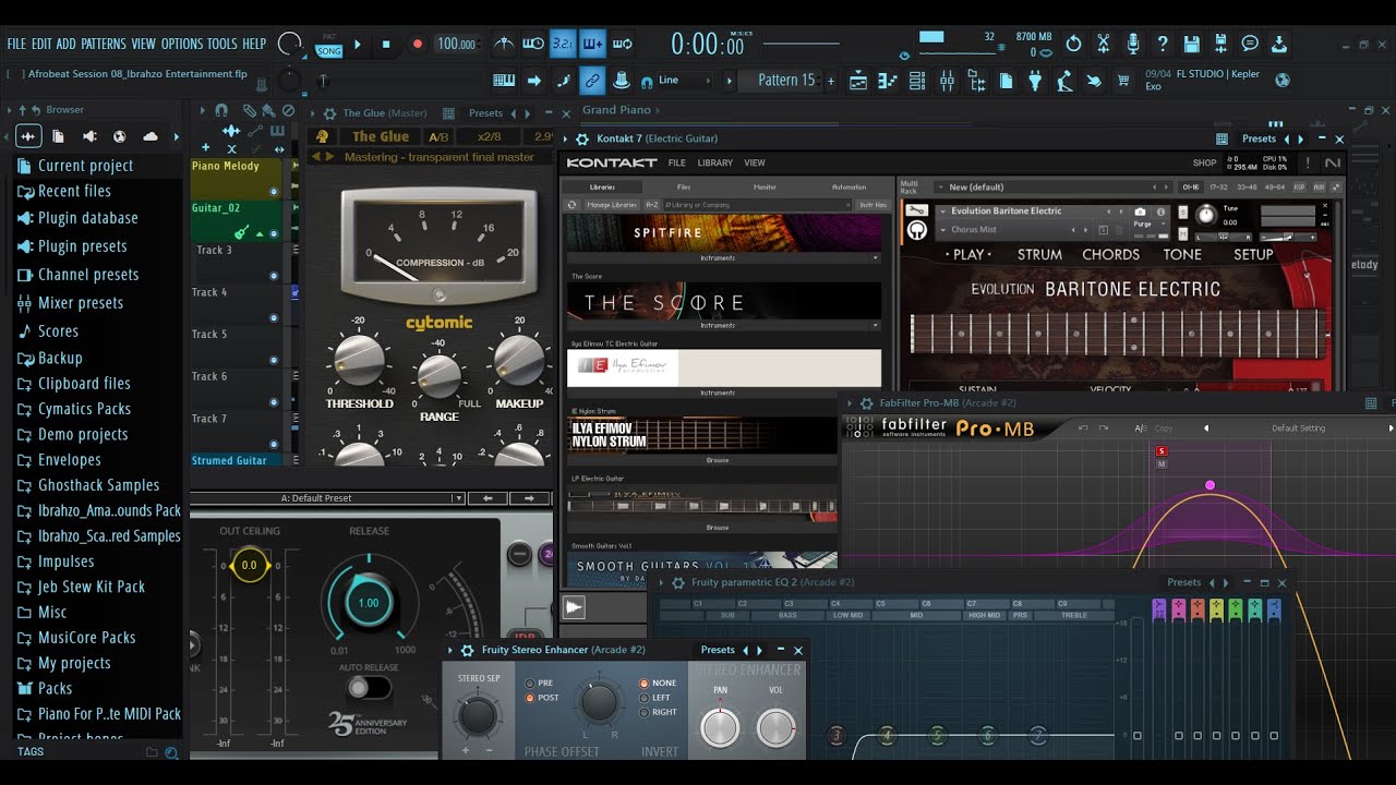 Making Afrobeat From Scratch With Best Kontakt Library Guitars & Best Audio Plugins 2024