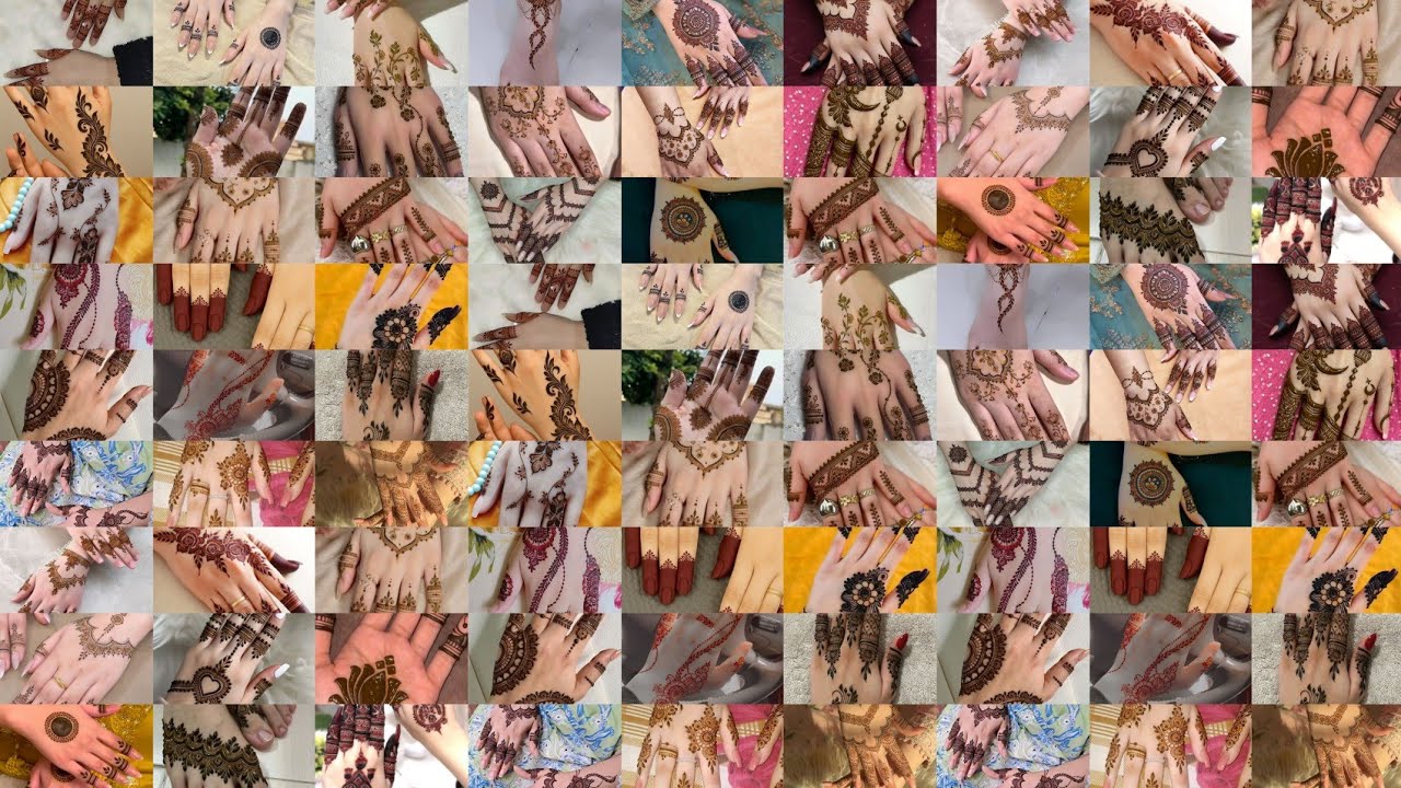 Top 20+ Aesthetic Elegant Stylish Eid Mubarak 🤲 special Mehndi Designs- Easy simple  Mehndi Designs 