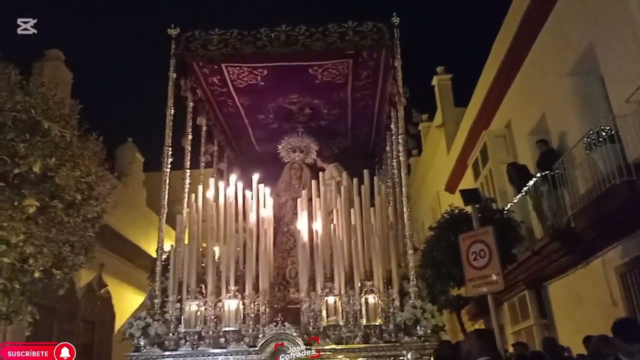 Semana Santa San Fernando: Virgen la Salud en Calle Colón 2025